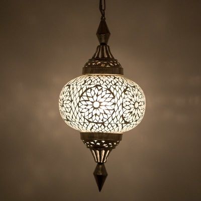 Transparent orientalisk fönsterlampa mosaik, Aicha