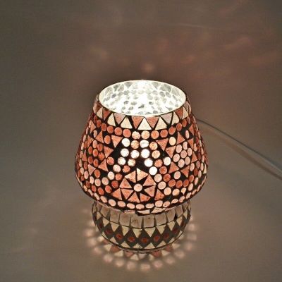 Lila orientalisk bordslampa mosaik, Rachel