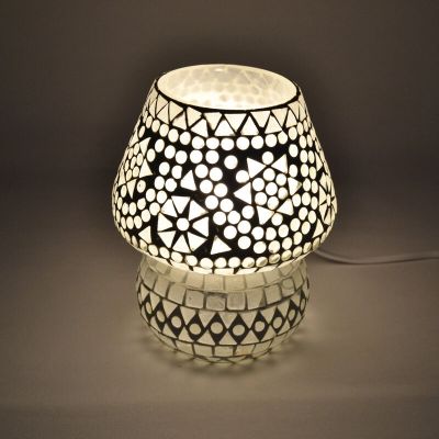 Transparent orientalisk bordslampa mosaik, Rachel