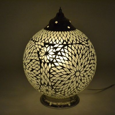 Transparent orientalisk bordslampa mosaik, Dalil