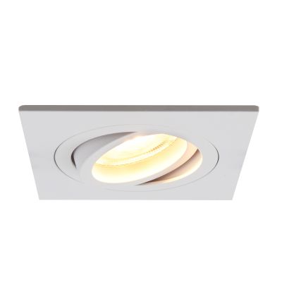 Aluminium infälld spotlight vit, Scott