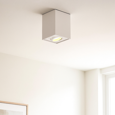 Modern utanpåliggande spotlight vit, Dane