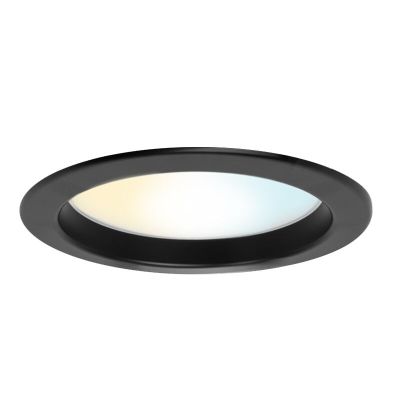 Svart downlight aluminium, Otmar, 15W, white switch LED, IP22