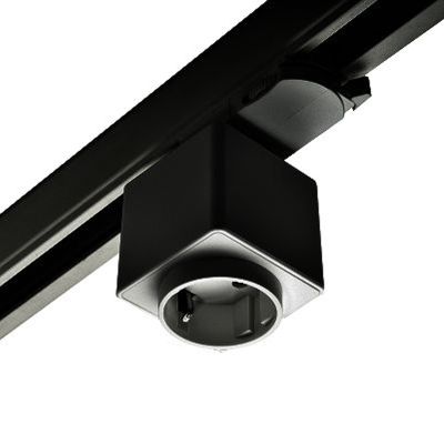 3-fas uttag, svart, Pro