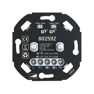 Dubbel LED-dimmer 0-200W
