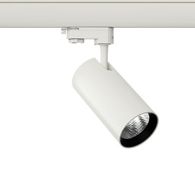 Vit 3-fas skena spotlight Esmiralda, 30W, 4000K, Pro