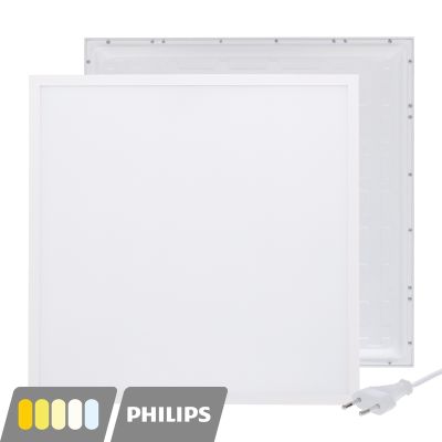 LED-panel 60x60 - 30W - vit strömbrytare - UGR<19 - bakgrundsbelyst