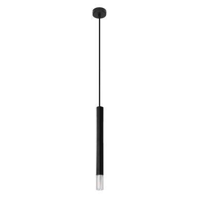 Glas fönsterlampa svart, Ishani