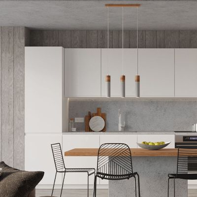 Betong fönsterlampa brun, Ferron