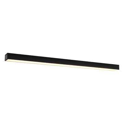 Aluminium taklampa svart, Mascha, 48W, 3000K LED