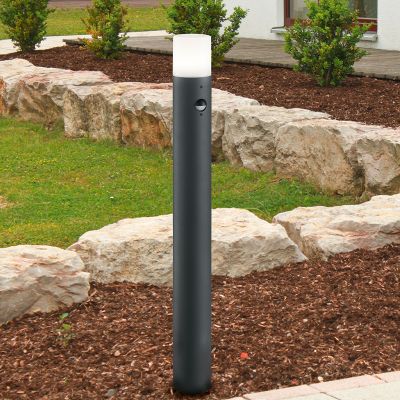 Antracit golvlampa utomhus med rörelsesensor modern, Fjelso, IP44