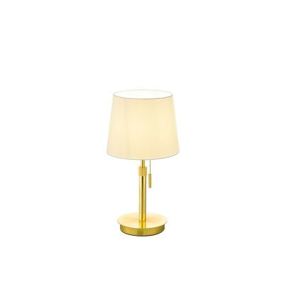 Mässing bordslampa modern, Niva, med dra i strömbrytaren