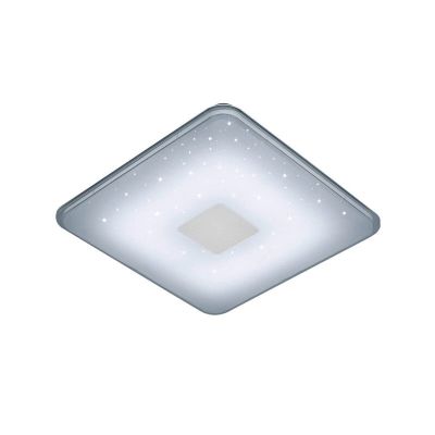 Vit plafond modern, Lev, 30W, varm till kall vit justerbar LED, met fjärrkontroll