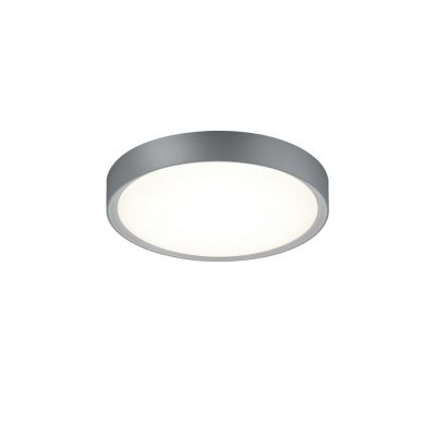 Silver taklampa badrum plast, Evelina, 18W, 3000K LED, IP44