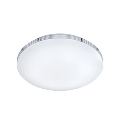 Krom taklampa badrum plast, Brunella, 18W, 3000K LED, IP44