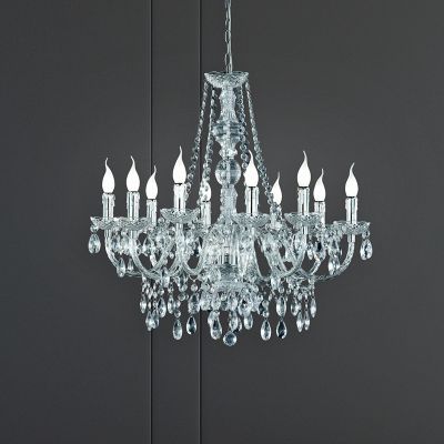 Transparent ljuskrona klassisk, Pedra