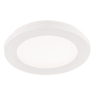 Vit plafond modern, Gistrup, 10W, 3000K LED, IP44