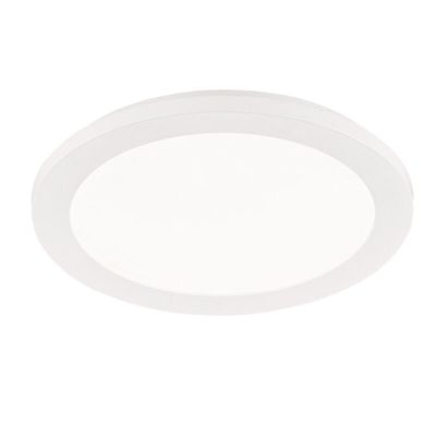 Vit plafond modern, Gistrup, 15W, 3000K LED, IP44, 3 stegs dimmer