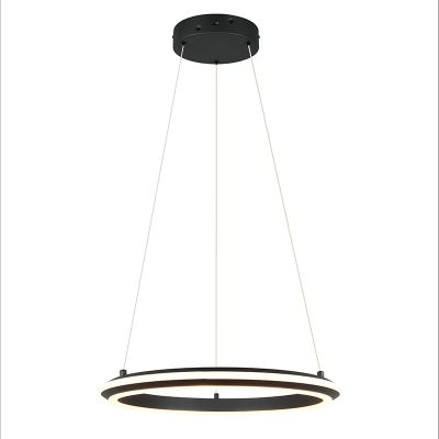 Svart fönsterlampa modern, Jiry, 34W, white switch LED, 3 stegs dimmer
