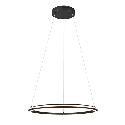 Svart fönsterlampa modern, Jiry, 48W, white switch LED, 3 stegs dimmer