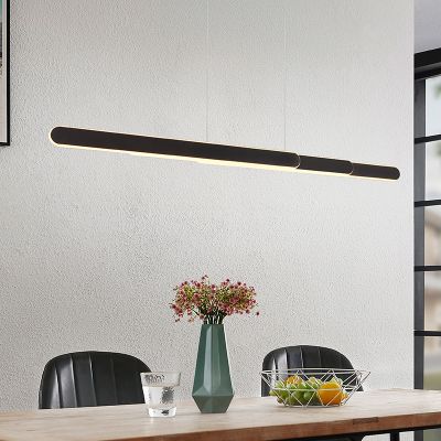 Svart fönsterlampa design, Dwayn, 48W, varm till kall vit justerbar LED, med beröringsdimmer