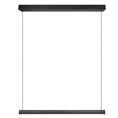 Svart fönsterlampa modern, Wishal, 29W, white switch LED, 3 stegs dimmer