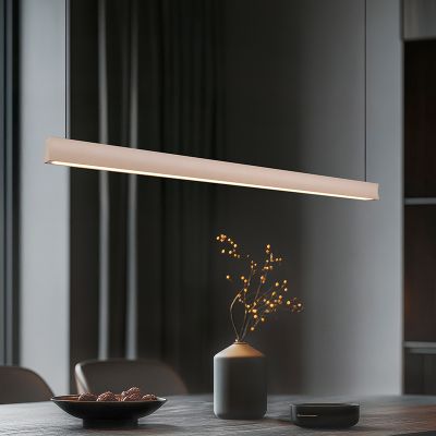 Beige fönsterlampa modern, Wishal, 29W, white switch LED, 3 stegs dimmer