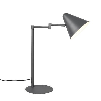 Antracit skrivbordslampa modern, Jille, med brytare