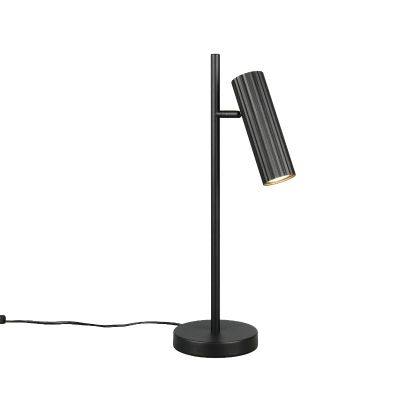 Svart bordslampa modern, Sieb, med brytare