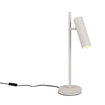 Grå bordslampa modern, Sieb, med brytare