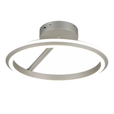 Nickel taklampa modern, Jiry, 34W, white switch LED, 3 stegs dimmer