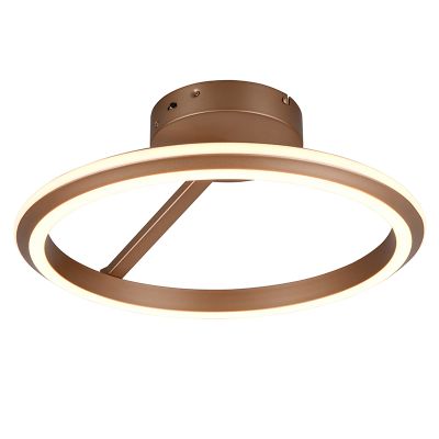 Brun taklampa modern, Jiry, 34W, white switch LED, 3 stegs dimmer