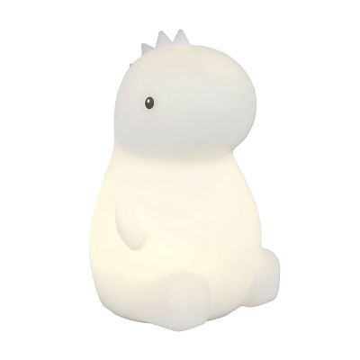 Vit bordslampa barn plast, Vedat, 0,5W, RGBW LED, med brytare