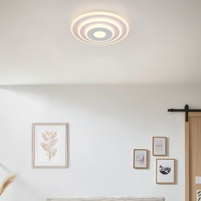 Vit taklampa design, Yeel, 35W, varm till kall vit justerbar LED, 3 stegs dimmer