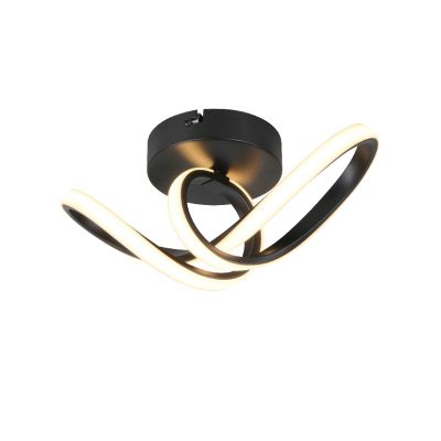 Svart taklampa design, Wiard, 7W, 3000K LED