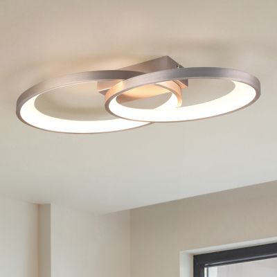 Nickel plafond modern, Ersan, 25W, 3000K LED