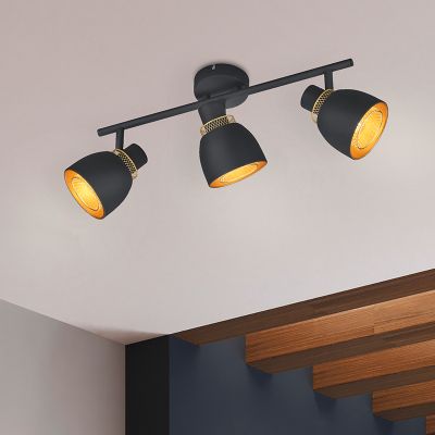 Svart spotlight tak modern, Sylvano