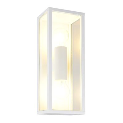 Vit utelampa modern, Sanna, IP44