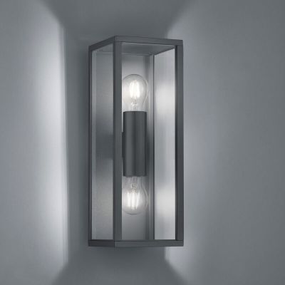 Antracit utelampa industri, Sanna, IP44