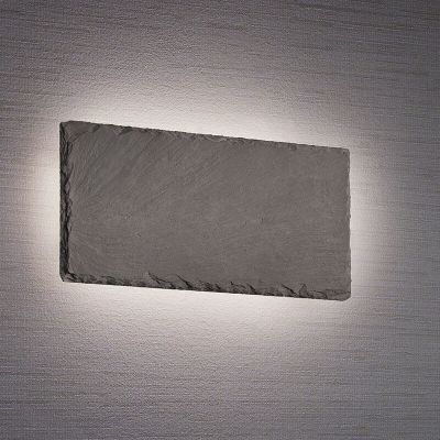 Svart vägglampa modern, Faisal, 9W, 3000K LED
