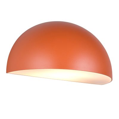 Orange utelampa modern, Maaike, IP44