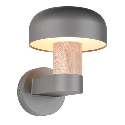 Grå utelampa modern, Krishna, IP54