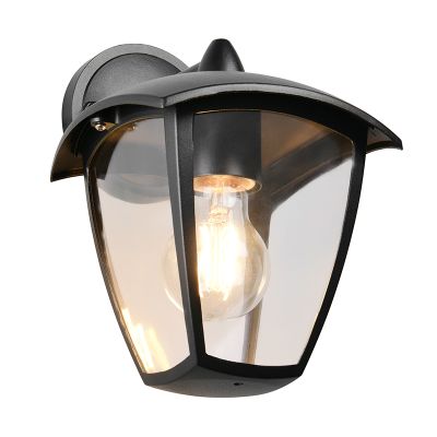 Svart utelampa modern, Samatar, IP44