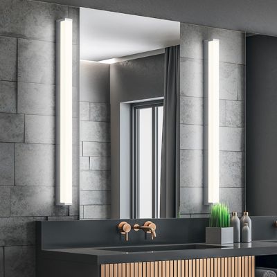 Krom badrumslampa vägg modern, Celesta, 12W, 3000K LED, IP44