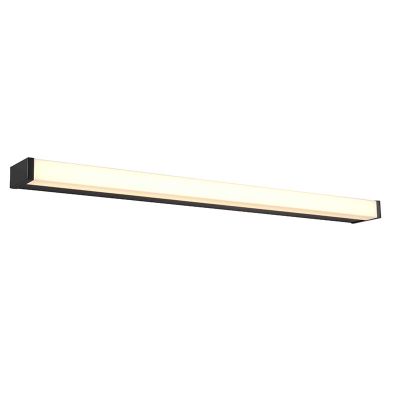 Svart badrumslampa vägg modern, Celesta, 12W, 3000K LED, IP44