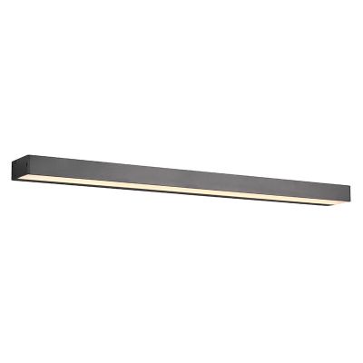 Svart badrumslampa vägg modern, Basma, 13W, 3000K LED, IP44