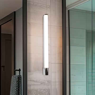Krom badrumslampa vägg modern, Bernou, 16W, 3000K LED, IP44