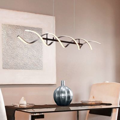 Krom fönsterlampa design, Sylvian, 45W, varm till kall vit justerbar LED, 3 stegs dimmer