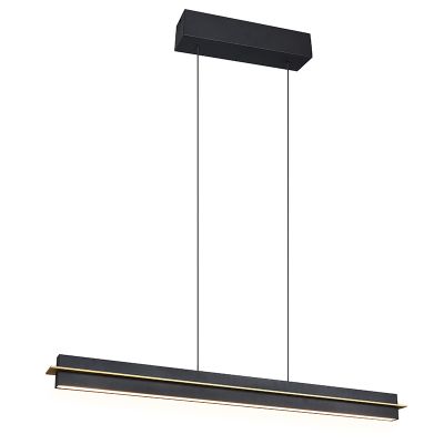 Svart fönsterlampa modern, Joek, 22W, varm till kall vit justerbar LED, 3 stegs dimmer