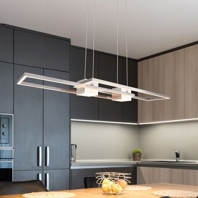 Nickel fönsterlampa design, Sohaib, 37W, varm till kall vit justerbar LED, 3 stegs dimmer